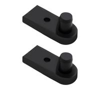 Create idea 2Pcs Shower Door Hinge Replacement Single Pin Pivot 7.5mm Bathroom for Bathroom Balcony Free Swinging Glass Door