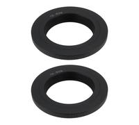 Create idea 2pcs T/T2 Lens Mount Adapter Compatible with Canon EOS EF DSLR 760D/50D/600D/1100D Lenses