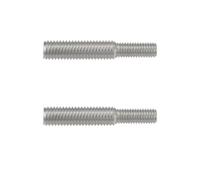 Create idea 2Pcs Threaded Adaptor Double End Threaded Stud Bolt M8x20 to M10x35 304 Stainless Steel Thread Adapter for Sisal Posts and Scratching Posts 55mm