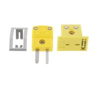 Create idea 2Set Miniature Socket and Panel Mount Thermocouple Connector Set Male and Female For Thermocouple Sensors