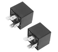 Create Idea 2x 4 Pin 12V Car Multi Function Relay, Compatible with VW, Audi, Seat, Skoda, OE: 4H0951253A, 141951253B, 8D0951253A, 8K0951253, Black, Automatic, Relay