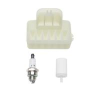 Create idea 3 Sets of Air Filter Spark Plug Fuel Filter Compatible with Husqvarna 135 135E 140 140E 435 435E 440E Compatible with McCulloch CS350 CS390 CS410