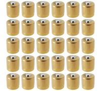 Create idea 30pcs 8mm Press Fit Button Copper Oiler for Old-Fashioned Machinery Lubrication