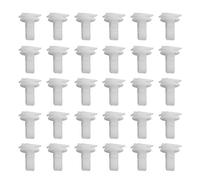 Create idea 30pcs Car Interior Panel Trim Mounting Clips Moulding Fasteners Retainers White W702412S300 6877869 Compatible with Focus C-Max Mondeo