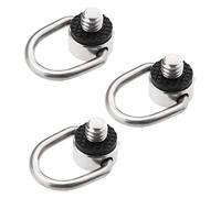 Create idea 3Pcs 1/4 D-Ring Screws Replacement Hinged Holder Camera Fixing Screw Stainless Steel Shoulder Strap Eyebolt Hand Screws Connection Adapter