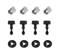 Create idea 4 Set Bumper Cover Clip Screws Bolt with Washer 6Q0807180 6Q0807643 6N0129355 Compatible with Audi A1 A3 Q7 TT