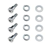 Create idea 4 Sets Rear Wheel Bolt Screw Kit Compatible with Xiaomi M365 1S Essential Pro/Pro 2 Model 3 Electric Scooters Replacement Accessories Silver