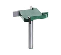 Create idea 4-Wing Spoilboard Surfacing Router Bit 1/4'' Shank T-Type Slotting Router Bit 1-19/32" Cutting Diameter 1/4'' Cutting Length Woodworking Tools