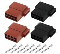 Create idea 4PCS 16 Pin Car Audio Wiring Harness Connector Plug with 32PCS Mini ISO Contacts Terminals Car Stereo Radio Cable Adapter Lead Connector