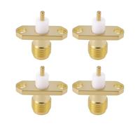 Create idea 4Pcs 16mm SMA Female RF Coaxial Adapter Suitable for Antenna Broadcast Radio Wi-Fi Telecommunication