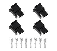 Create idea 4pcs 2 Positions 5A Male Receptacle Housing 43025-0200 for Power Wire-to-Board Wire-to-Wire
