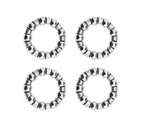 Create idea 4PCS Bicycle Ball Bearing 1/4 inch x 9 Balls Retainer Crank Bottom Bracket Replacement Parts Repair Accessories for Cycling MTB Road Bike