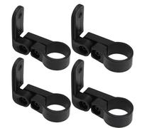 Create idea 4Pcs Bicycle Front And Rear Reflector Warning Reflector Black Plastic Bracket Seat Tube Bracket Diameter: 22.2mm 25.4mm 2 Each