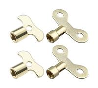 Create idea 4PCS Faucet Key Radiator Valve Key 6mm 7mm Square Opening Keys Water Tap Knob Switch Multi-Functional Key Plumber Tool for Factory Garden Public Place Home