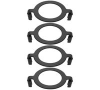 Create idea 4PCS Lamp Harp Holder Saddle Adapters Black 1.65" Compatible with E27 Threaded Base Non-Slip Lampshade Adapter Metal Lampshade Holder