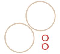 Create idea 4PCS Lawn Mower Carburetor Gasket Compatible with Honda GCV170 GCV200 HRN216 OE 16010-Z9L-811 Large Circle ID 47.5mm OD 51.5mm Small Circle ID 8mm OD 12mm