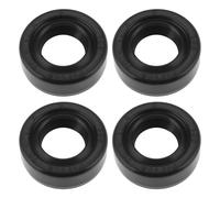 Create idea 4pcs Rubber Oil Seals Replacement Part 92049-7019 Bottom Crank Case Seal Compatible with Kawasaki 4 Stroke Engine 14.1x7.2x4.8mm