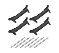 Create idea 4PCS Watch Strap Connector Adapter Compatible with Samsung Galaxy Watch Ultra 47mm for 22mm Quick Release Strap Bands with Spring Rod Black