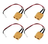 Create idea 4Pcs XT60 Female to Molex 51006 Female Connectors Adaptor for RC Boat Car Plane, 10cm 26 AWG Wire