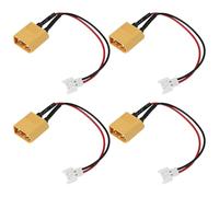 Create idea 4Pcs XT60 Male to Molex 51006 Male Connectors Adaptor for RC Boat Car Plane, 10cm 26 AWG Wire