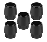Create idea 5 Pieces 0.335 Inch Taperd Golf Solid Black Ferrules Compatible with Callaway Mavrik Compatible with Rogue Compatible with Epic