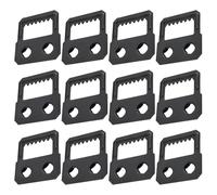 Create idea 50pcs 27mm Album Photo Frame Sawtooth Two Holes Hanger Self Fix Hanger for Photo Frame Photo Display Home Decoration Gallery Display Black