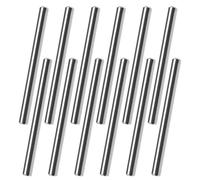 Create idea 50PCS 4x50mm Dowel Pin 304 Stainless Steel Shelf Support Pegs Pin Fasten Elements for Fixing a Component Position Join Components Sliver Tone