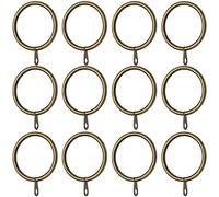 Create Idea 50pcs Bronze Metal Curtain Rings 38mm Inner Diameter for 30-35mm Curtain Rods
