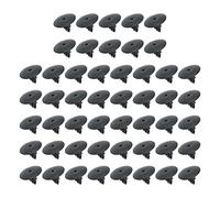 Create idea 50pcs Fender Liner Splash Guard Wheel Arch Lining Trim Panel Fixing Repairing Fastener Rivet Clips Compatible with Renault Cilo MK2 MK3 Scenic MK1 MK2 Megane Traic Black Plastic