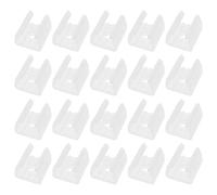 Create idea 50PCS LED Strip Fix Clips Holder Connector 10mm for Fixing Neon Light All Kinds of Light Belts for Fixing 2835 Neon Light 220v COB Plastic Buckle