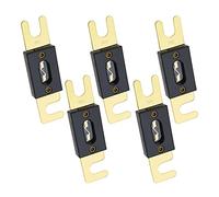 Create idea 5pcs 30A Fuse 32 VDC ANL Type Gold-Plated Blade Fuses 81x23x8.5mm Fit for Auto Car Vehicles Stereo Audio Amplifiers Speakers