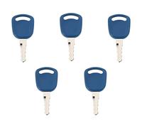 Create idea 5PCS Ignition Starter Keys 14601 82030143 Compatible with New Holland Tractor T5030 T5040 T5050 T5060 Agricultural Machinery Keys Heavy Equipment Parts