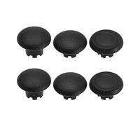 Create idea 6Pcs Thumbsticks Caps Compatible with PS5 Edge Controller 6 in 1 Interchangeable Analog Stick Joystick Caps Thumb Stick Grips Accessories Black
