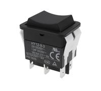 Create idea 6Pins Rocker Switch HY12-9-3 Push Button Switch 125/250V 20A/2HP for Industrial Power Tools Electrical Equipment