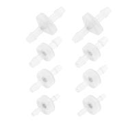 Create idea 8 Pieces 3 mm 4 mm 5 mm 6 mm Plastic Check Valve Set Oil and Ozone Resistant for Water Fuel Gas Liquid Air Fish Tank Chemical Industry
