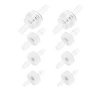 Create idea 8Pcs 3mm 4mm 5mm 6mm Plastic Lnline Check Valve Set Oil and Ozone Resistant for Water Fuel Gas Liquid Air Fish Tank Chemical Industry