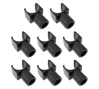 Create idea 8Pcs U Type Slider Seat Rail Guide 4.2x2.2x2cm for Wheelchair Black