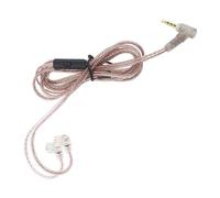 Create idea C Pin 3.5mm Earbud Replacement Cable with Mic Compatible with KZ ZST/ZSR/ ED12/ ES3/ ES4/ ZS10/ AS06 Stereo Earphone Wire