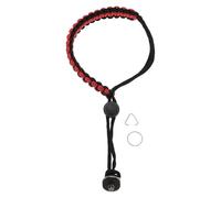 Create idea Camera Wrist Strap With 1/4 D-ring Screw Adjustable Camera Hand Strap Lanyard Compatible with Insta 360 X3 Selfie Sticks Action Cameras Black and Red