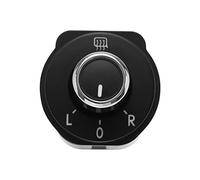 Create idea Car Rear View Side Mirror Remote Control Switch Adjustment Knob Compatible with Polo 6R 2011-2016 6RD959565B 6R0959565 Automotive Parts