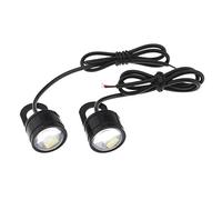 Create idea Eagle Eye LED Light,DRL Fog Light, Daytime Running Light 12V Universal Fits for Motorcycle Motorbike 1 Pair White