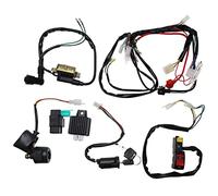 Create idea Engine Start Wiring Harness Assembly Kit for 50cc 70cc 90cc 110cc 125cc PIT Quad Dirt Bike ATV Dune Buggy Rectifier Ignition System CDI Unit