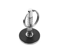 Create idea Marine Grade Stainless Steel Hatch Cover Pull Handle with Spring Flush Hatch Cover Pull Pin for Hatch Covers Engine Compartments 6.3 mm Diameter