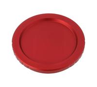 Create idea Metal Red Dust Cover M48x0.75mm Male Thread Suitable for Telescope Eyepiece Lens