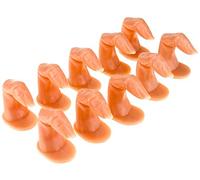 Create idea Nail Art Practice Fingers Training Finger Model Manicure Display Tips Fake Nails for Acrylic Fibreglass Soak Off Gel Nails 10pcs/set