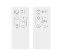 Create idea Pack of 2 Fan Remote Control Replacement Desk Earphones Remote Control Tower Remote Control Compatible with DYSON AM06 AM07 AM08 White (without Battery)
