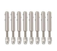 Create idea Pack of 8 Wire Rope Terminal Screw 4mm Wire Rope Tensioner Cable Terminal with Threaded Pin Suitable for 4 mm to 5 mm Wire Rope 304 Stainless Steel