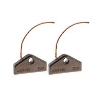 Create idea Pairs of Tumble Dryer Carbon Motor Brushes 30x16x4mm Compatible with Miele 5153702 4490382 6597490 5007 Copper-containing