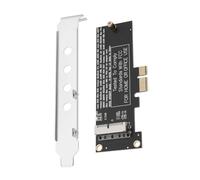 Create idea PCI-E 1X to 12+16 Pin Solid State Drive SSD Conversion Card Adapter with Metal Baffle Compatible with Mac Pro Air 2013-2017 A1493 A1502 A1465 A1466