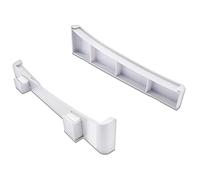 Create idea Set of 2 Horizontal Stands Compatible with PlayStation 5 Disc & Digital Consoles Base Stand Holder with Anti-slip Mats White